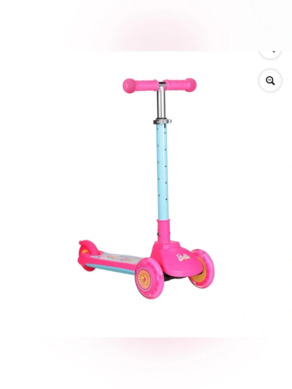 Licensed Tilt and Turn 3-Wheel Scooter with Light up Wheels